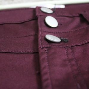 No Boundaries Burgundy jeans